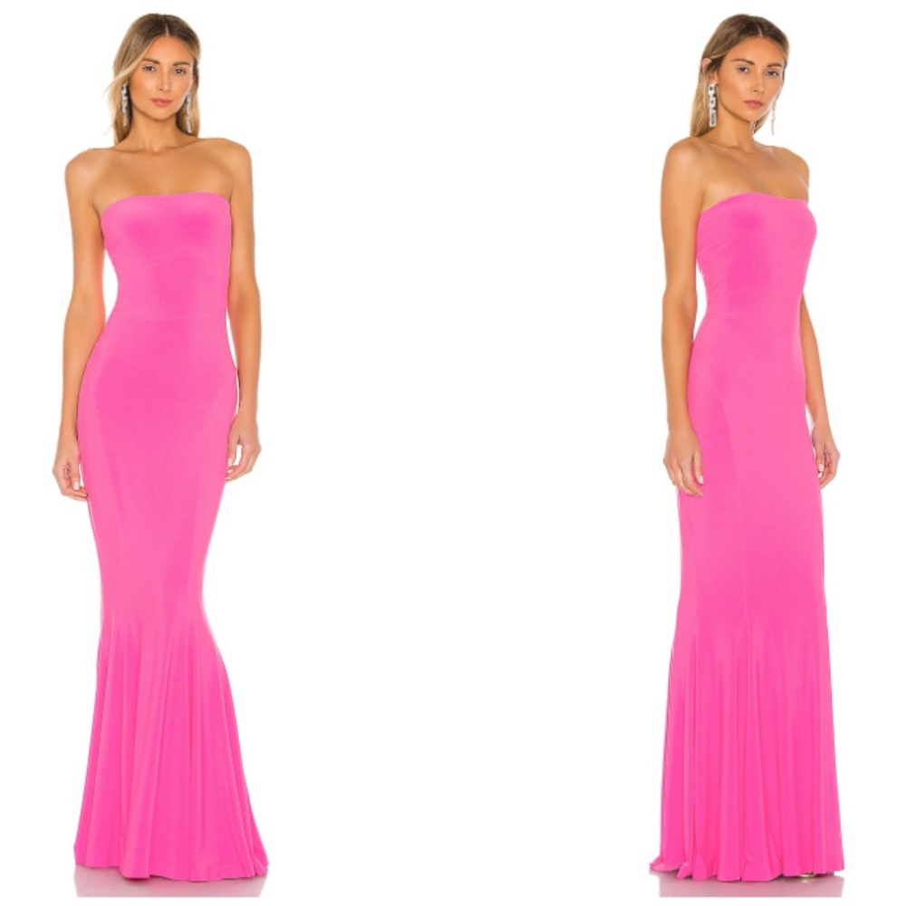 Norma Kamali X REVOLVE Strapless Fishtail Gown